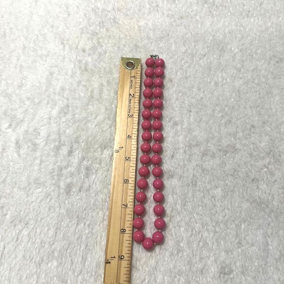 Pink Beads 17 inch Choker Necklace - Picture 4 of 4